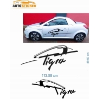 Наклейка naklejka wlep okleina opel tigra