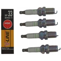 4× свеча зажигания ngk 1662