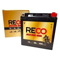 Аккумулятор reco rix30l-gel 12v 30ah 400a п yix30l-bs yix30l-gel