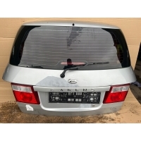 Крышка багажника задняя стекло задняя kia carens ii серебренная 2002-2006