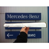 Накладка на порог Mercedes S W221 2007 A22168002358K67,A2216800235
