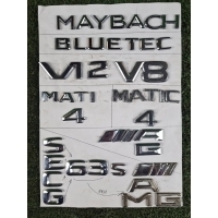 эмблема на багажник Mercedes-Benz, BMW, Toyota M-class, ML-class, A-class, SLR-class, C-class, CLC-class, CLK-class, E-class, CL-class, S-class, SL-class, B-class, R-class, Vito, Viano, B-class, 7-ser