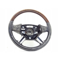 Руль деревянная лопатки кожа мерседес мл w164 a1644603503