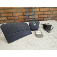 Skoda fabia ii 2 подушки воздушные airbag 1c0909605k
