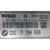 Блок управления двигателем BMW X3 E83 2007 7794626, 0281011414
