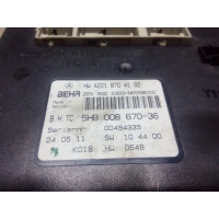 Блок управления печки/климат-контроля MERCEDES-BENZ S-CLASS W221 2010 A2218704192