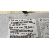 Магнитола MERCEDES-BENZ GLK-CLASS X204 06/2008 - 12/2015 2009 A2049061402