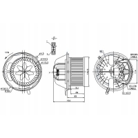 WENTYLATOR DMUCHAWA NISSENS 64119144200 6411693366