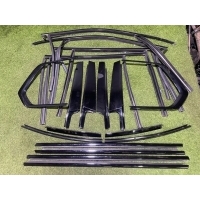 Комплект черных молдингов BMW X7 G07 2019 51357429389, 51357429390, 51357444105, 51357444106, 51337429387, 51337429388, 51337444093, 51337444094