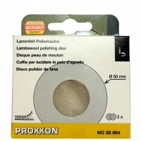 Proxxon 28664 накладки для polerowania с кожи jagniecej 50 мм 2 шт
