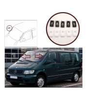 Крепеж MERCEDES BENZ VITO стойки лобового стекла левый, правый Ford A6389840961 A6389840961