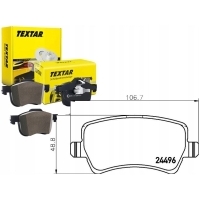 TEXTAR Klocki hamulcowe tył 2449601