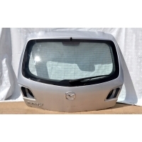 Mazda 3 bk 2003 - 09 крышка багажника задняя задняя с стеклом серебренная