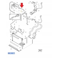 Провода расширительного бачка 2.4d volvo s60 v70 xc70 2006 - oe 30680746