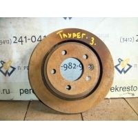 Диск тормозной Touareg (02-10)/Transporter T5 (03-15) зад. б\у (арт. 7L6615601G)