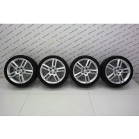 Литые диски R19 с летней резиной MICHELIN CROSSCLIMATE+ 245/35/19 (8,5JX19H2 ET45 5/112) Audi A6 C7 2011 4G0601025BQ