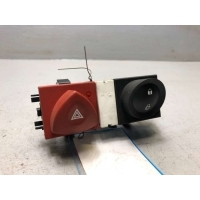 Кнопка аварийной сигнализации Renault Megane 2 2006 8200407415, 8200095493, 8200109723