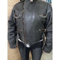 куртка специальная одежда для мотоциклистов ramoneska л коричневый кожа musher