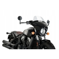 Puig 21074w обтекатель batwing sml indian scout bobber стекло прозрачная
