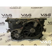 Кассета радиаторов Porsche Cayenne 957 2009 7L0121253A, 7L5317821A, 4L0260401A, 7L0121203H, 7L0959455F, 7L0959455G