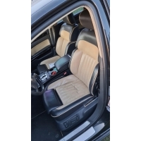 Салон кресла дверные панели volkswagen phaeton 02-10 kromowo-czarna кожа