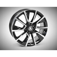 4× колесо алюминиевая skoda oe skoda karoq 2017-2023 йети 2009-2014 7.0