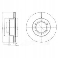тормозной диск delphi toyota 4 runner hilux