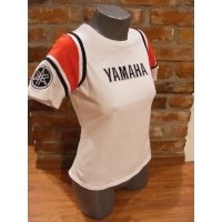 изящная футболка yamaha женская м