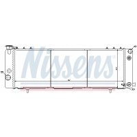 Nissens радиатор двигателя джип