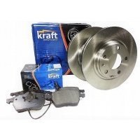 крафт тормозные диски 288мм + колодки передние volkswagen passat b5 fl
