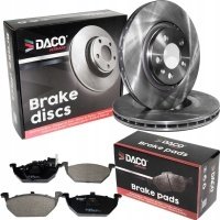 Тормозные колодки daco передняя volkswagen гольф 4 октавия 256x22