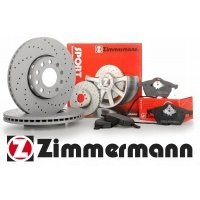 тормозные колодки zimmermann альфа ромео 159 330 мм
