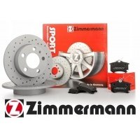 тормозные колодки zimmermann спорт задняя audi a6 c6 302