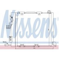 Радиатор конд nis 94385 1850056 astra г zafira а