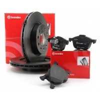тормозные колодки brembo передние для форд focus mk2 278мм