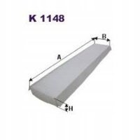 filtron фильтр кабины k1148 форд k 1148