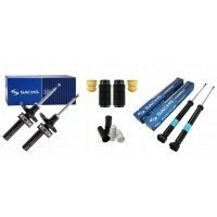 Sachs амортизаторы перед + зад bmw 3 e46 + упоры