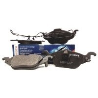 Bosch тормозные колодки передние opel astra г