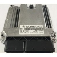 Блок управления экю volkswagen t5 2.0 caac 03l906022ch 0281016377