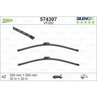 valeo щетки стеклоочистителей silencio xtrm vm352x2
