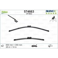 valeo щетки стеклоочистителей silencio xtrm vm463