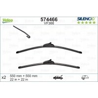 valeo щетки стеклоочистителей silencio xtrm vm366x2
