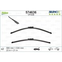 valeo щетки стеклоочистителей silencio xtrm vm436x2