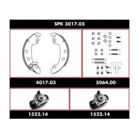 комплект тормозных колодок remsa citroen c15 vd -