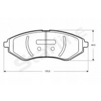 колодки тормозные chevrolet aveo i , ii , k