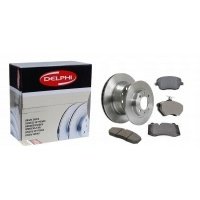 delphi тормозные диски + колодки задние для lexus ls 310mm , 2000 -