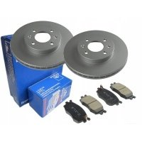 диски + колодки ate передние hyundai accent 3 256mm