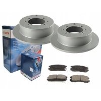 диски + тормозные колодки bosch задние mitsubishi galant 5 vi