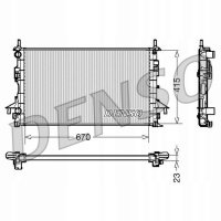 радиатор denso renault лагуна b56 556bg0 / 1