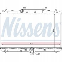 радиатор nissens fiat sedici fy_ | suzuki